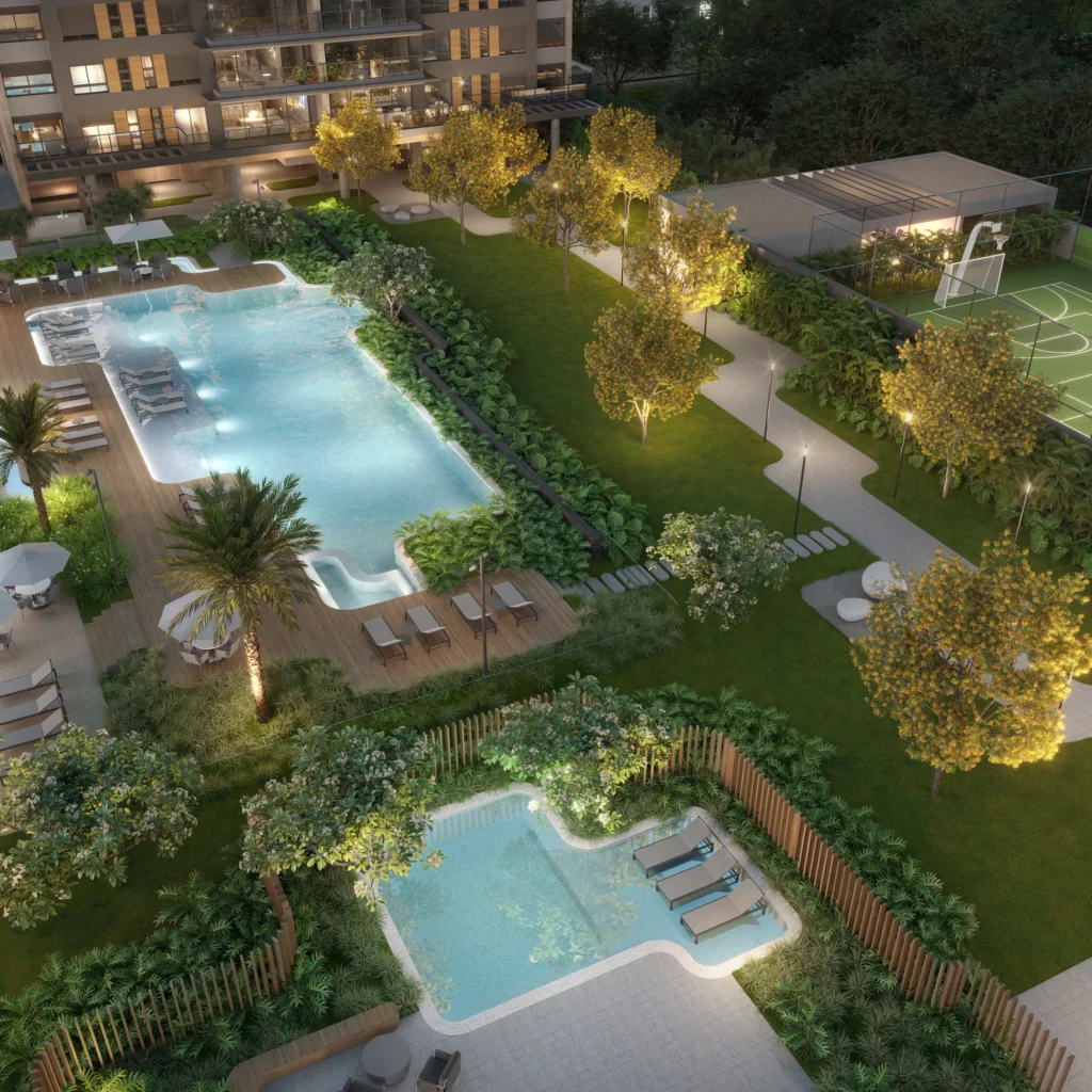 Nilo Square - Lazer externo piscina