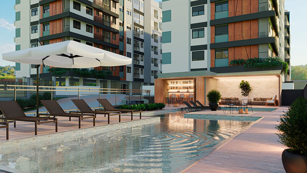 Leaves Residence - Piscina