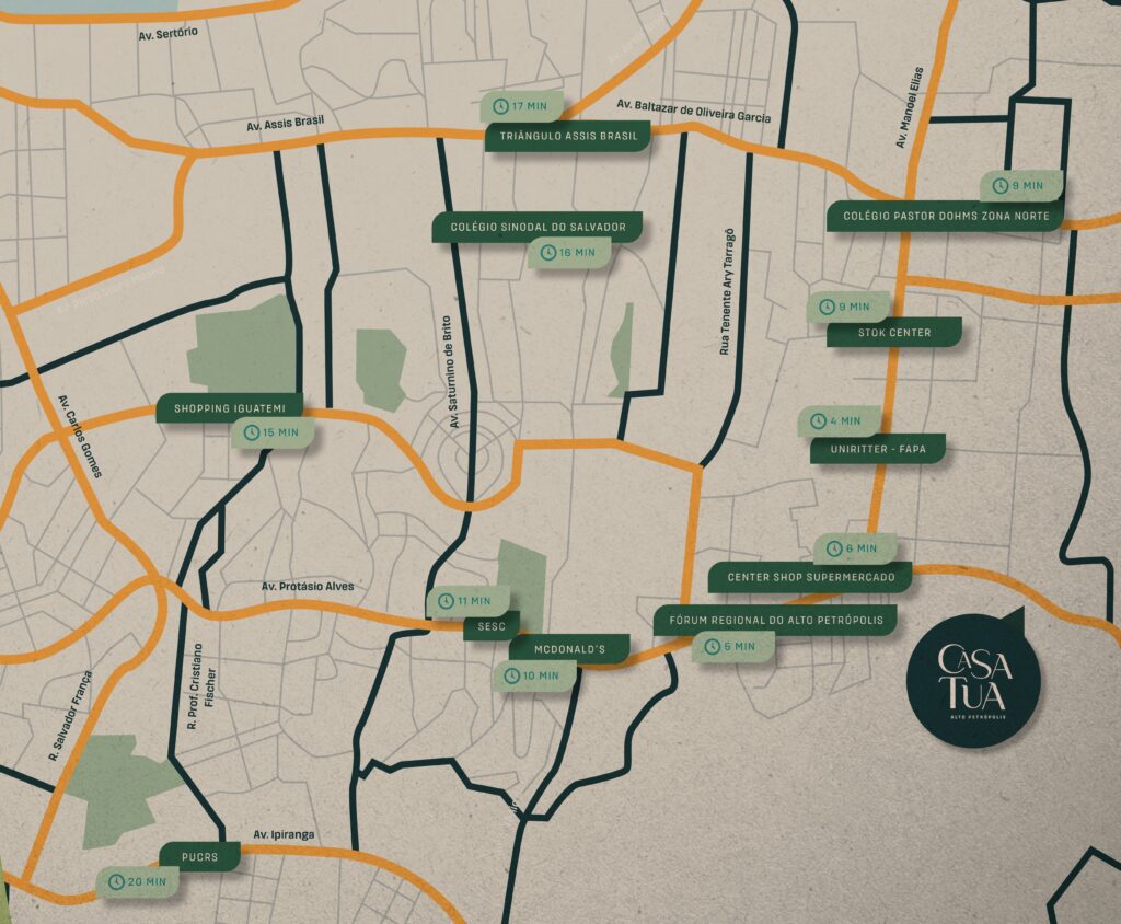 Casa Tua Alto Petrópolis - Encorp Protásio - Localização