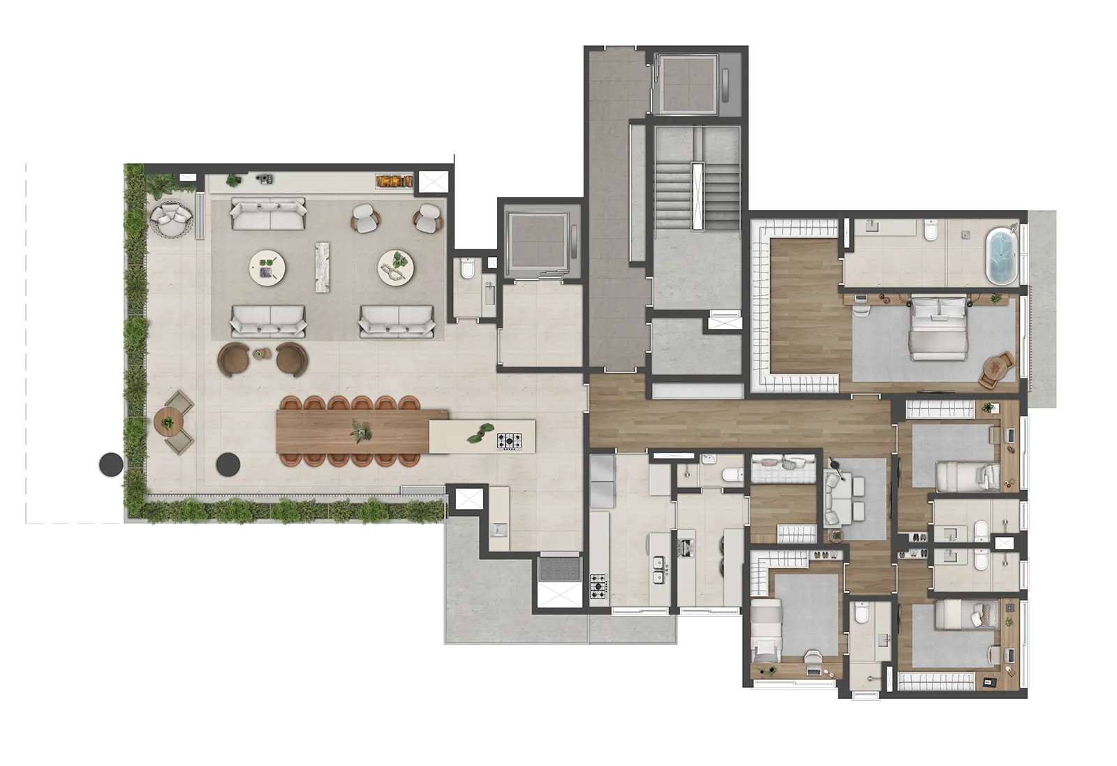 Casa Moinhos - Planta 602