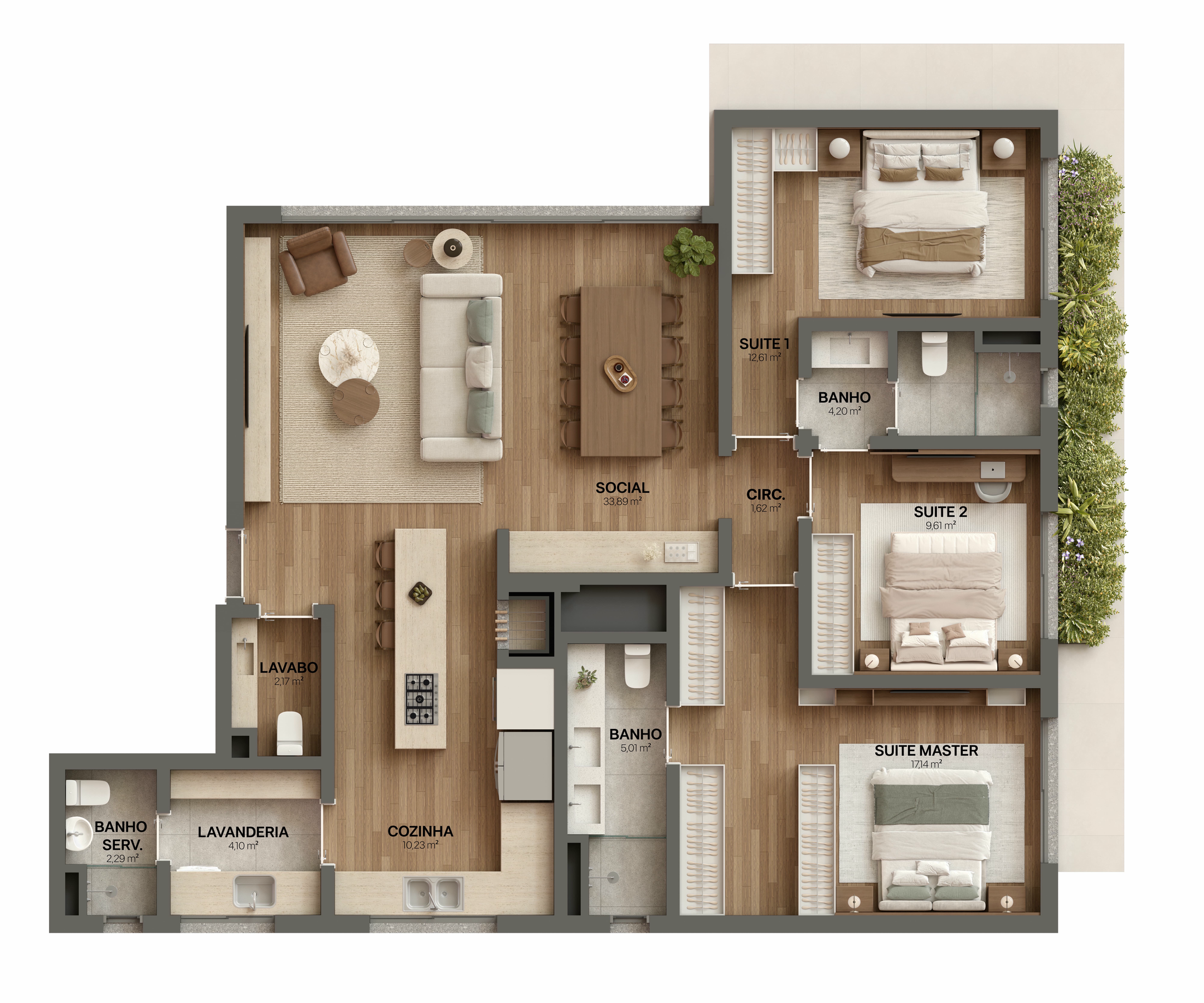 Sem Sacada 131 m² - Final 01