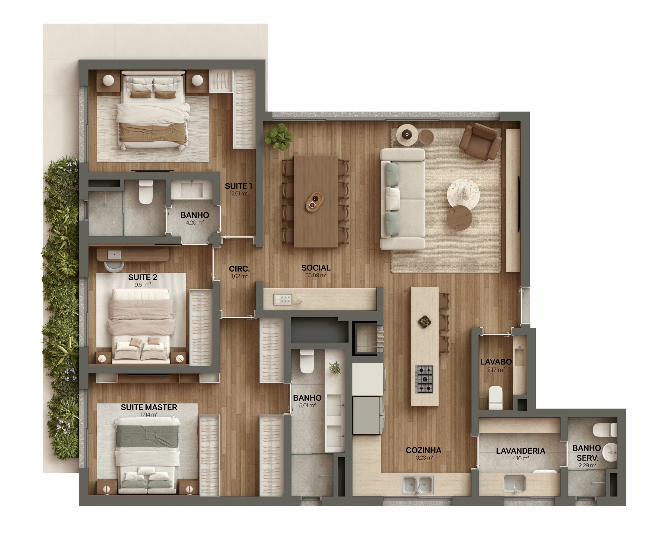 Sem Sacada 131 m² - Final 02