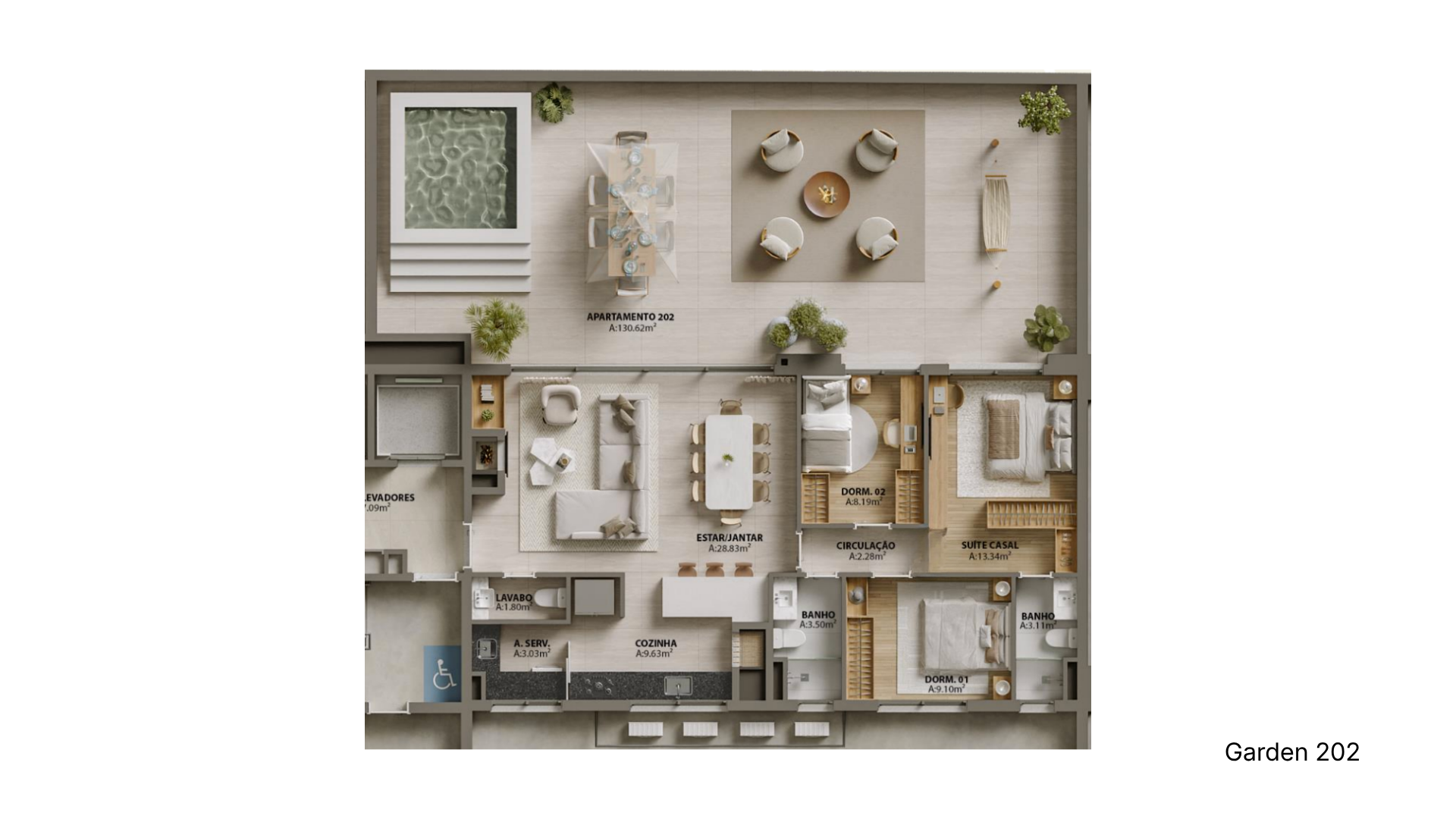 MARQ - Wikihaus - Planta - Garden 202