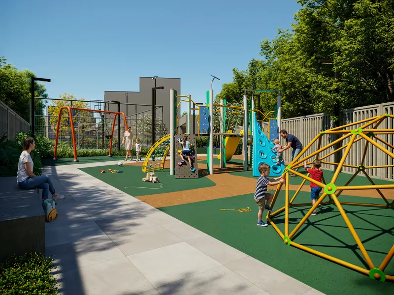 Playground do lazer externo