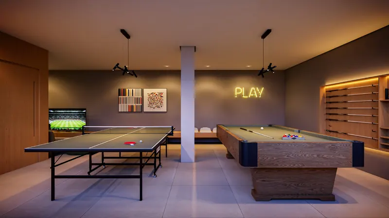 Sala de jogos do Club House